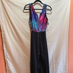 Nasty Gal sequin dress long